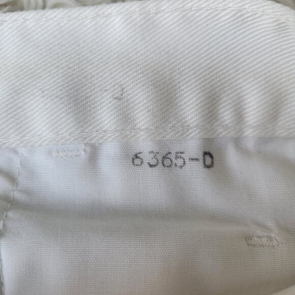 Vintage Levi's Sta Prest Big E White Jeans Slacks 26x28 - Picture 7 of 7